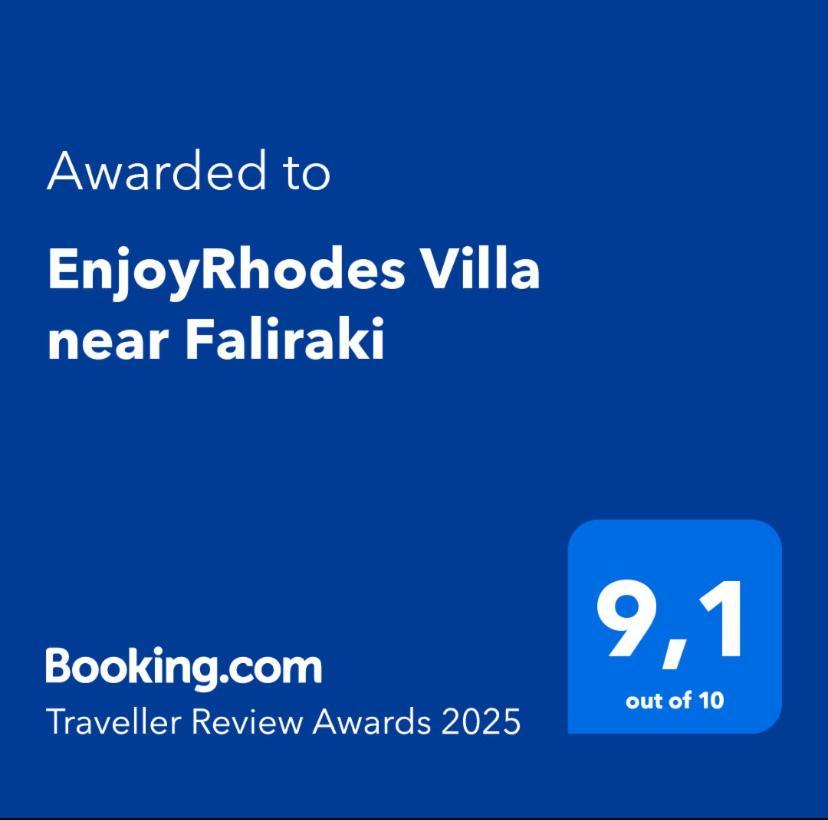 Enjoyrhodes Villa Near Faliraki Калитиес Экстерьер фото